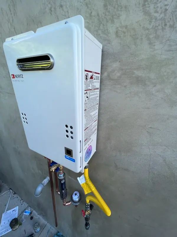 Tankless water heater installation for Kipling homes